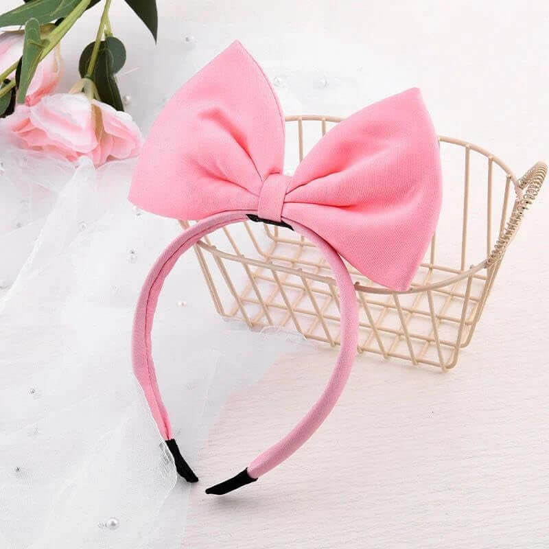 Women'S Hairband with Big Bow, Comfortable Hairband for Women and Girls, Perfect Bow Hair Accessory for Party and Cosplay, 1Pcs