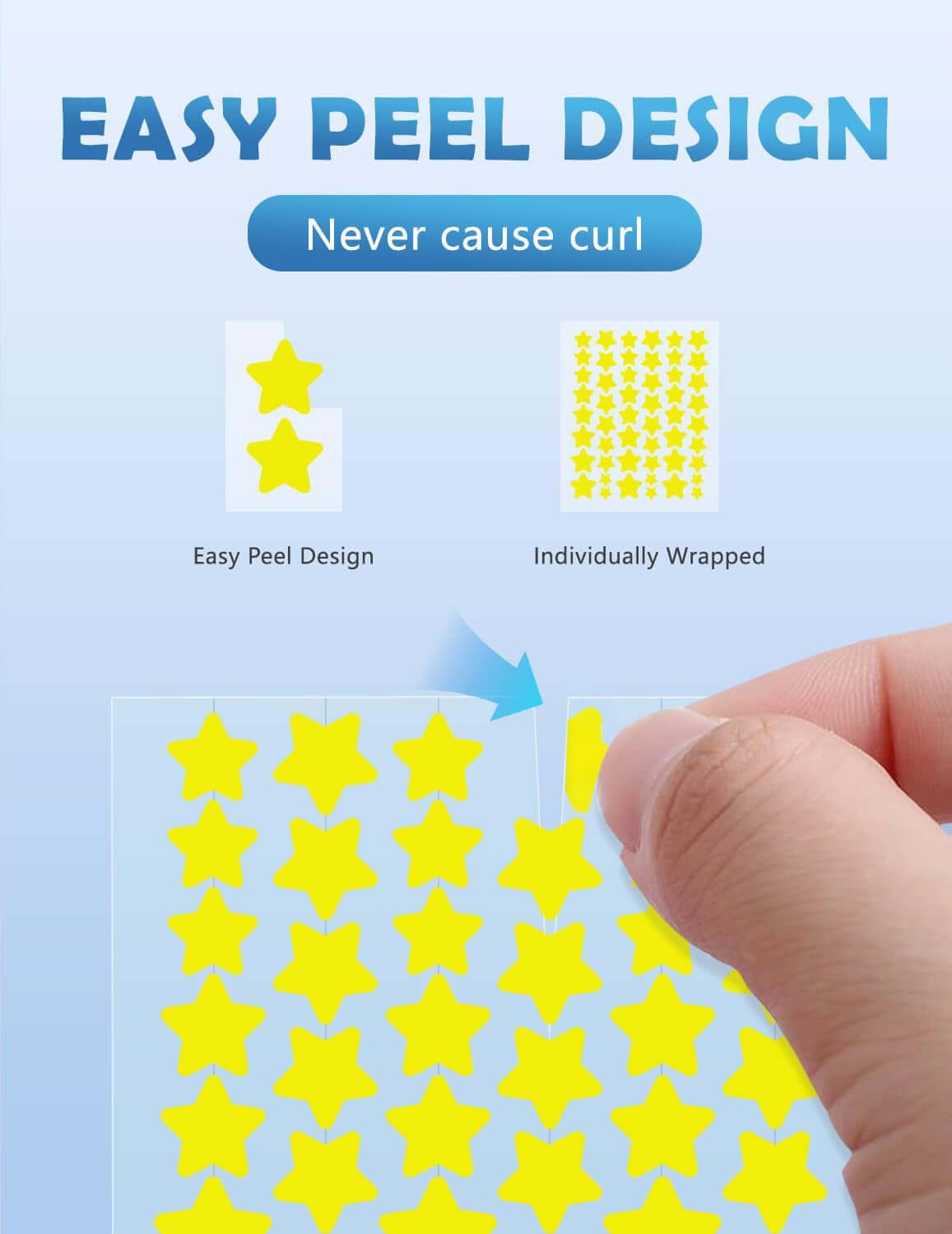 Pimple Patches for Face, Star Hydrocolloid Acne Patches Professional 255 Ct. 5 Colors & 5 Sizes(8/10/12/14/16Mm) Suit Various Blemish, Cute Spot Stickers Invisible Zit Absorbing, Tea Tree