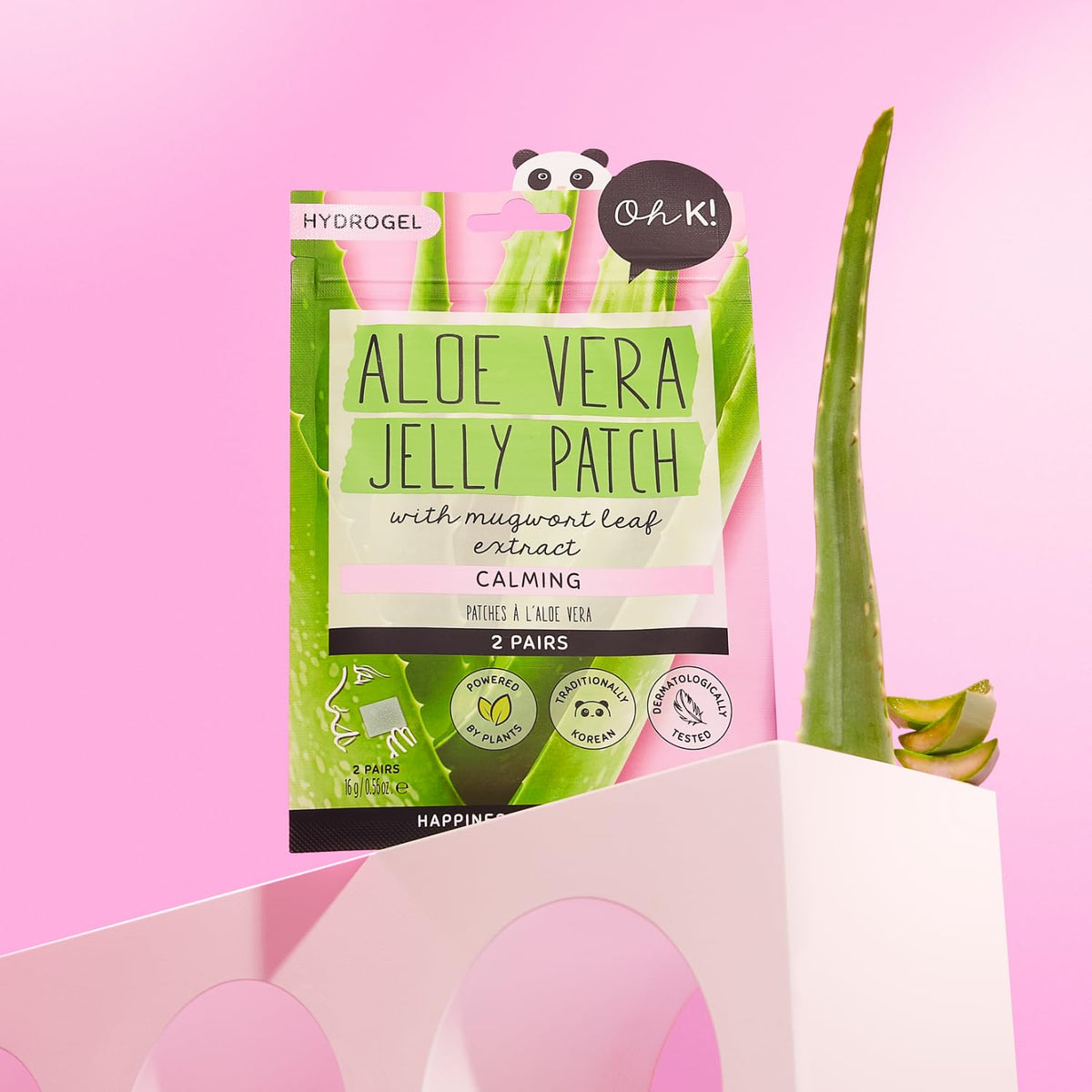 Hydrogel Jelly Patch - Aloe Vera by  for Unisex - 2 Pair Patches
