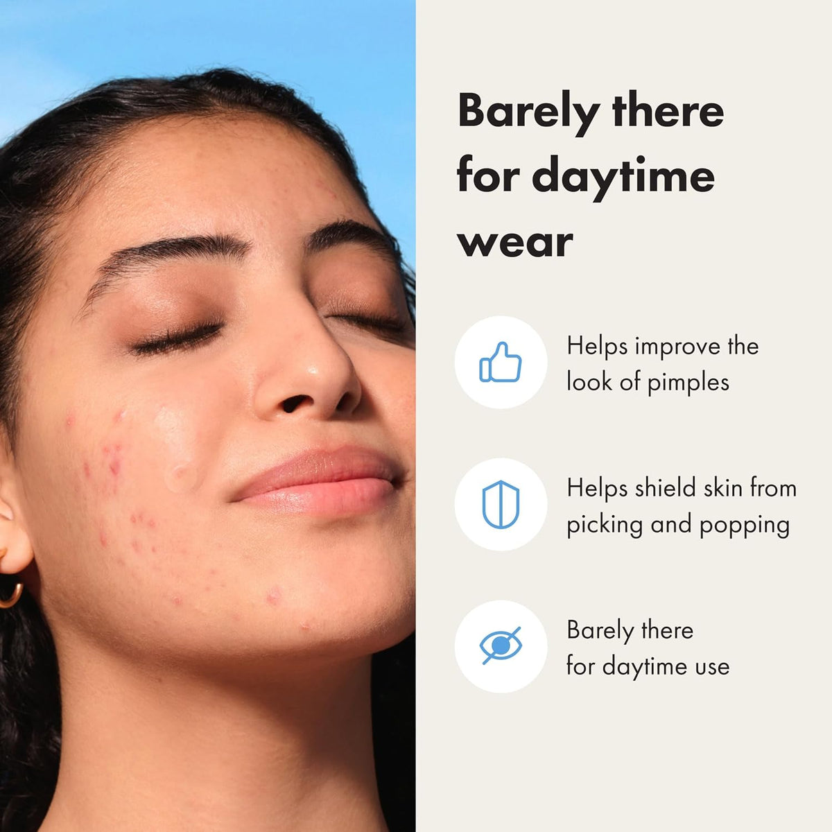 Hero Cosmetics  Mini Invisible+ Acne Pimple Patches, 30 Ct | X-Small 10Mm, Daytime Hydrocolloid Acne Patches, for Covering Zits & Blemishes, Blends into Skin & Barely There