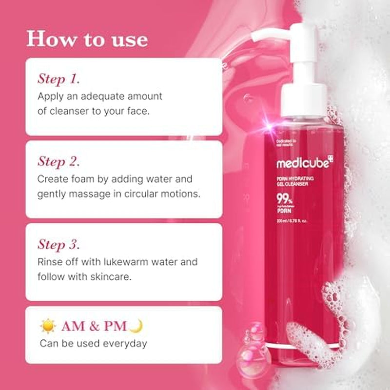PDRN Soothing Care Duo: Salmon DNA Pink Collagen Jelly Pad and PDRN Jelly to Foam Cleanser | Gentle but Powerful Cleanser and Toner Pad for Radiant, Balanced Skin