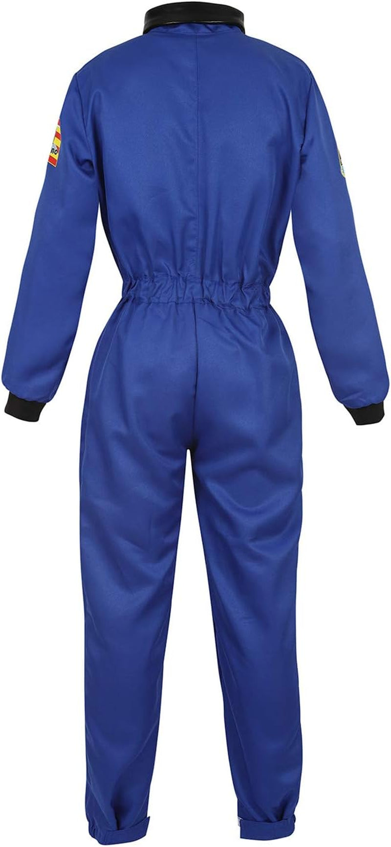 Women’S Astronaut Costume Jumpsuit, Adult Space Costume for Halloween Cosplay Theme Party Dress Up, XS-3XL