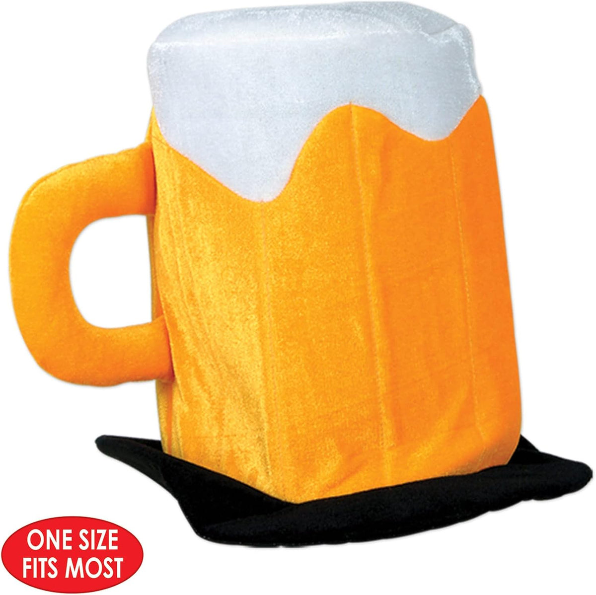 3 Piece Plush Fabric Beer Mug Hats for Oktoberfest Theme Happy St. Patrick'S Day Party Costume Accessories, Celebrating with You since 1900, Yellow/White/Black