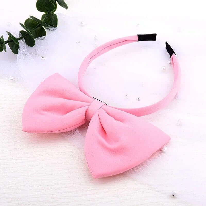 Women'S Hairband with Big Bow, Comfortable Hairband for Women and Girls, Perfect Bow Hair Accessory for Party and Cosplay, 1Pcs