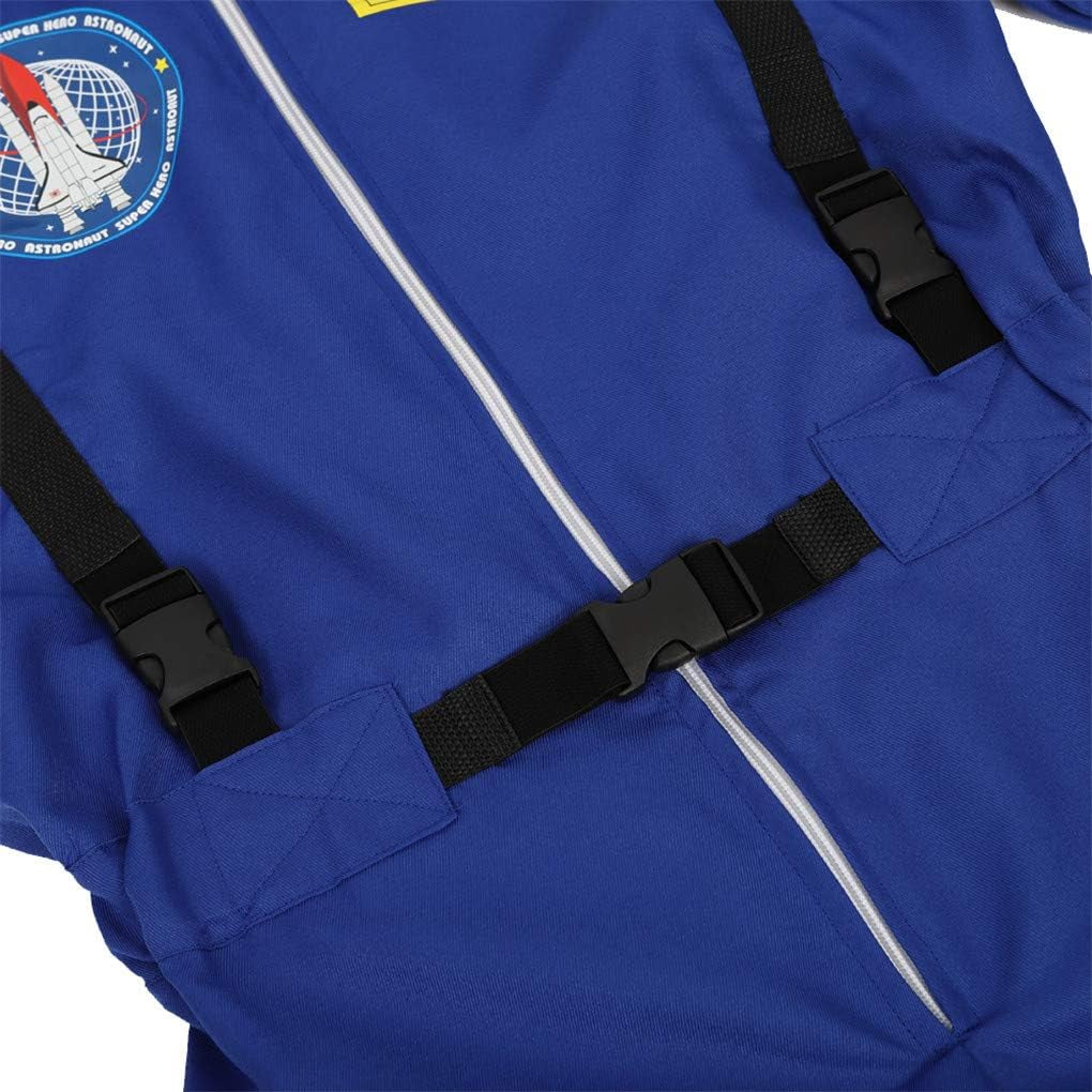 Women’S Astronaut Costume Jumpsuit, Adult Space Costume for Halloween Cosplay Theme Party Dress Up, XS-3XL