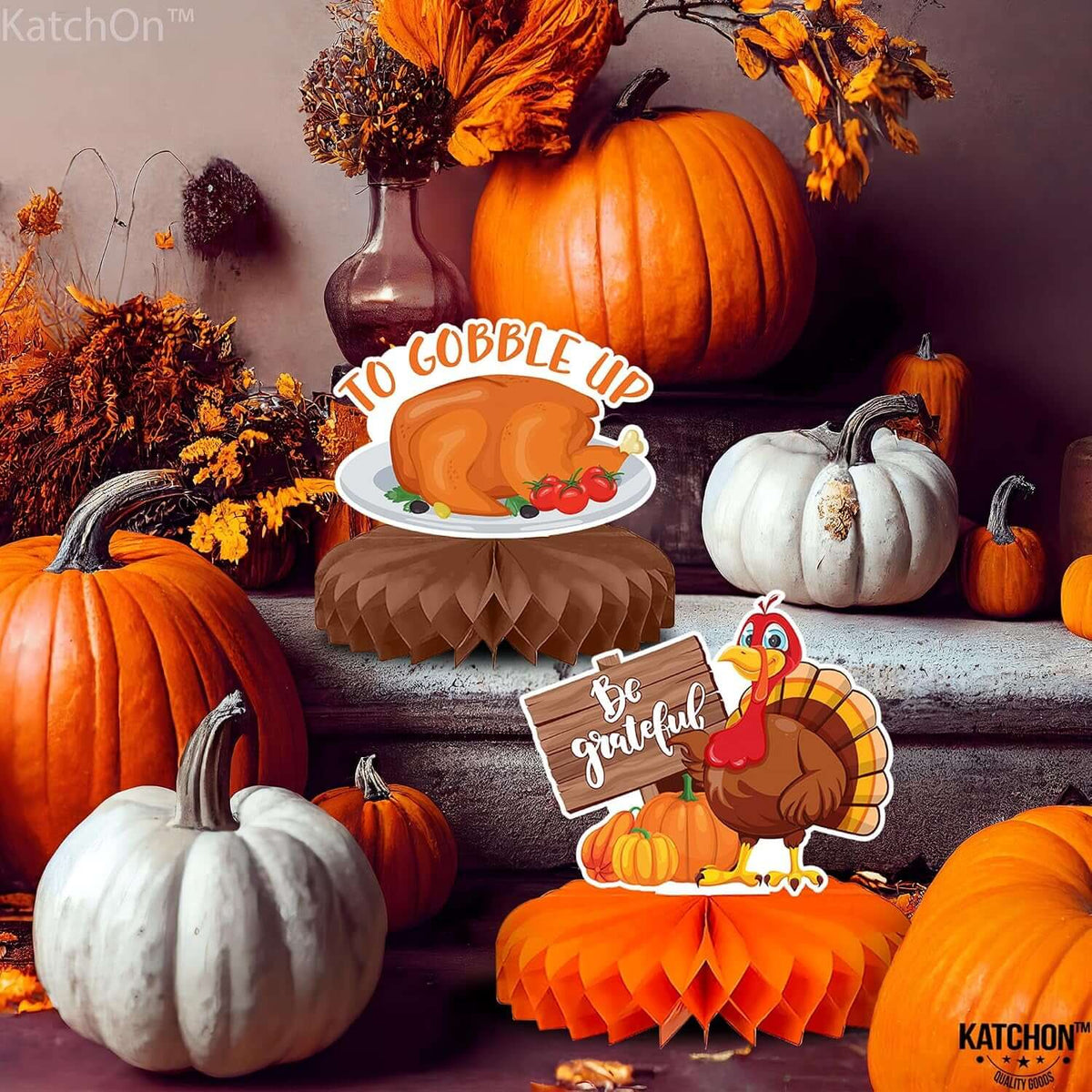 9 Pcs Thanksgiving Centerpieces for Tables Tanksgiving Decorations | Thanksgiving Table Decorations, Thanksgiving Decorations for Table, Friendsgiving Party Decorations, Harvest Decorations
