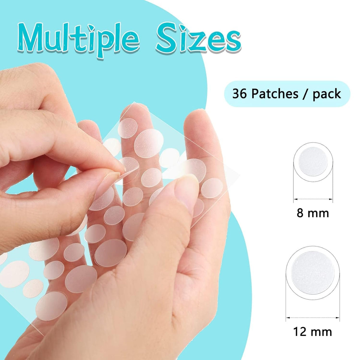 720 Counts Pimple Patches for Face Hydrocolloid Acne Patches for Face Invisible Zit Patches Pimple Patch Acne Spot Treatment Patch Blemish Patches Cover Patches Stickers