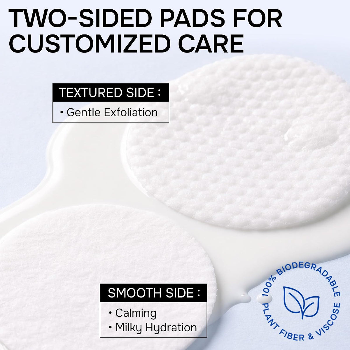 Exfoliating Toner Pads for Face AHA BHA Salicylic Acid Face Exfoliant 60 Ct | Post Anti-Aging Device Skincare, Facial Exfoliator, Glycolic Acid, Lactic Mandelic, Ceramide NP, Centella, Rice Ferment