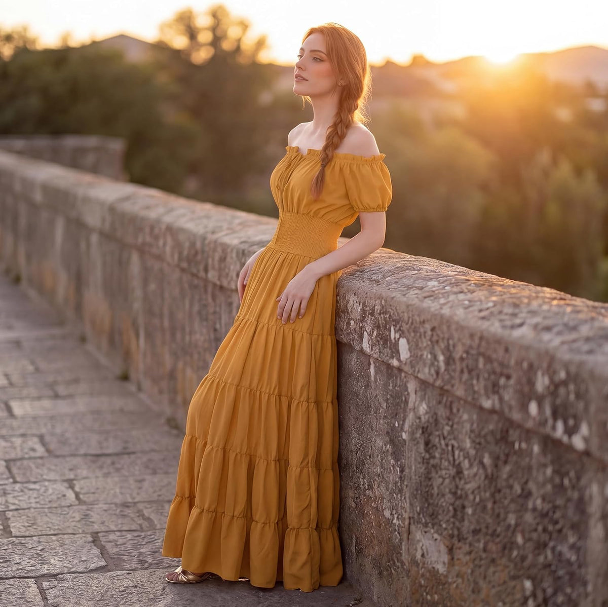 Renaissance Costume Women Dress: Medieval Costumes for Women Renaissance Dresses - Peasant Cottagecore Theme Party