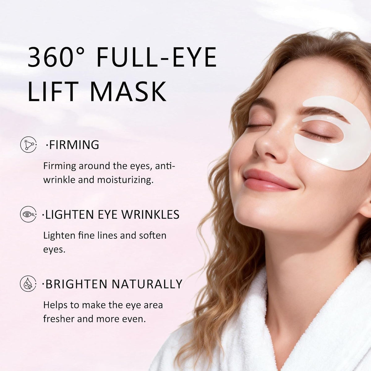 Collagen Eye Mask, 2026 New 7 PCS Peptide-Powered Deep Collagen Eye Mask, Eye Mask with Collagen Peptide, under Eye Patches 360° Fit, Eye Patches for Puffy Eyes and Dark Circles