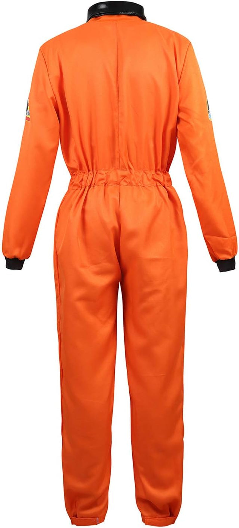 Women’S Astronaut Costume Jumpsuit, Adult Space Costume for Halloween Cosplay Theme Party Dress Up, XS-3XL