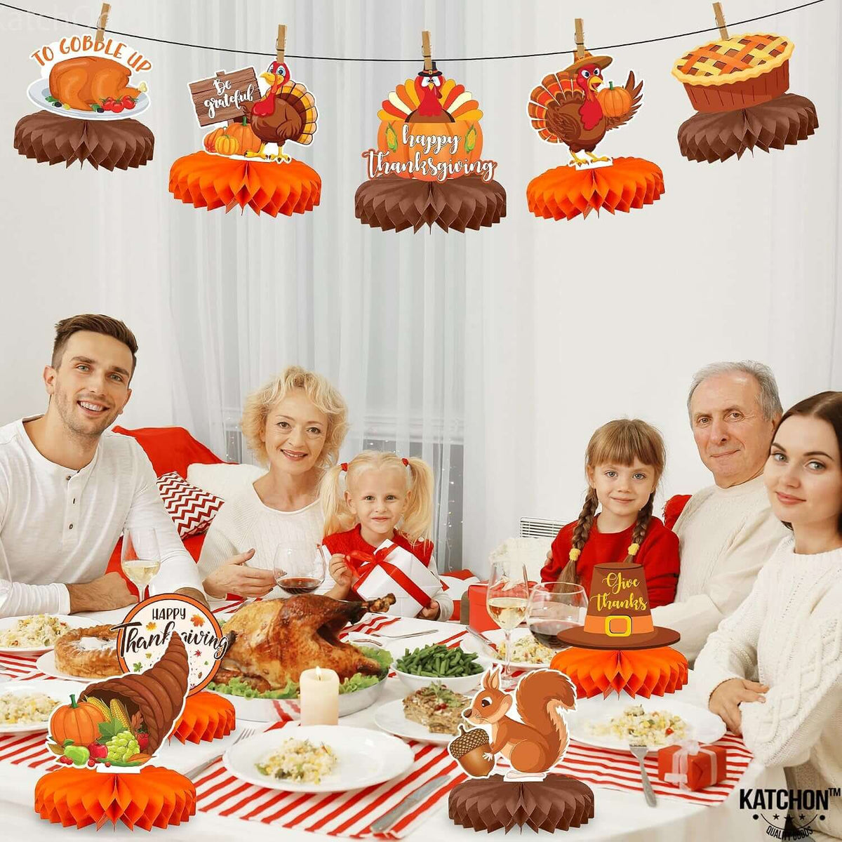 9 Pcs Thanksgiving Centerpieces for Tables Tanksgiving Decorations | Thanksgiving Table Decorations, Thanksgiving Decorations for Table, Friendsgiving Party Decorations, Harvest Decorations