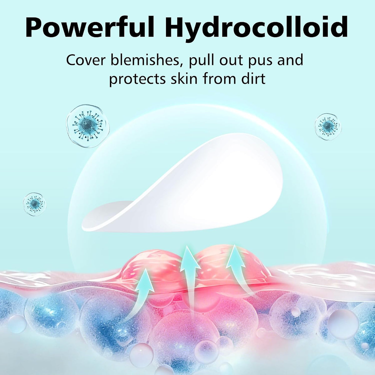4 Size 600 Counts Pimple Patches, Acne Patches for Face | Hydrocolloid Patches for Covering Zits and Blemishes, Spot Stickers with Salicylic Acid, Tea Tree Oil & Calendula Oil