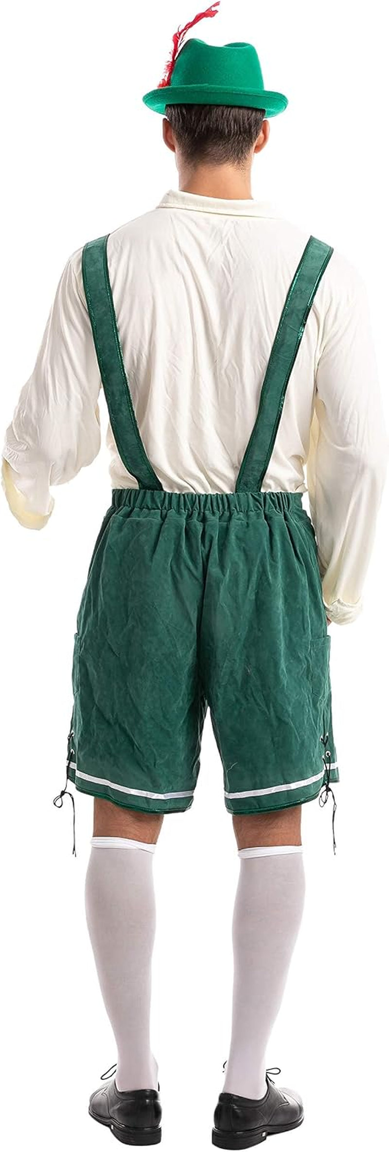 Men’S German Bavarian Oktoberfest Costume Set, Beer Costume Hat for Adults Halloween and Beer Festival
